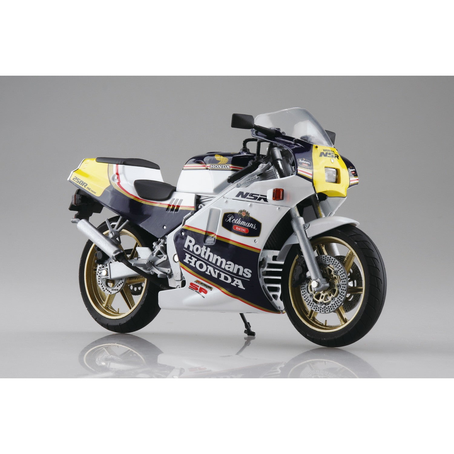 【中古即納】[MDL] 1/12 完成品バイク Honda NSR250R SP '88 セイシェルナイトブルー/ホワイト 完成品 ミニカー(111550) スカイネット(アオシマ)(20240929)