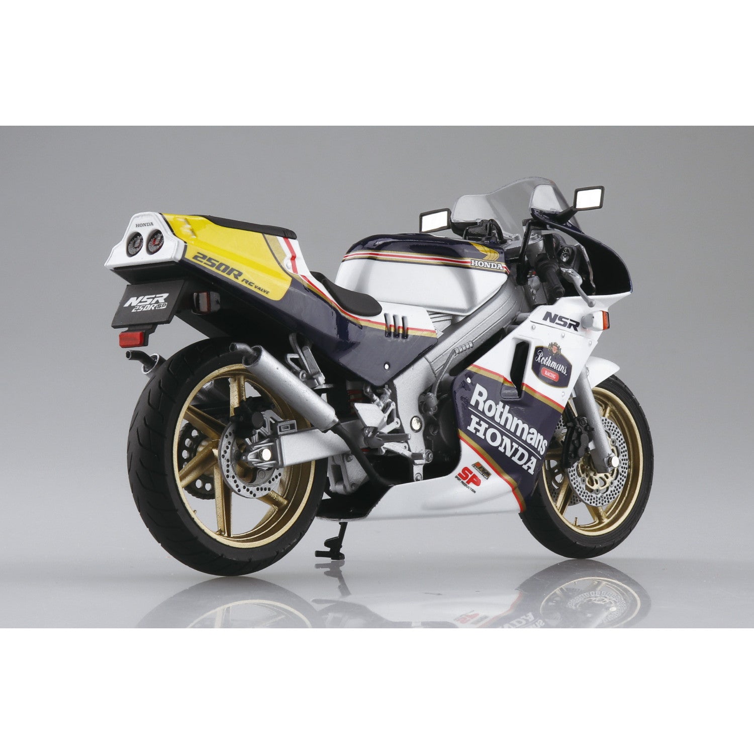 【中古即納】[MDL] 1/12 完成品バイク Honda NSR250R SP '88 セイシェルナイトブルー/ホワイト 完成品 ミニカー(111550) スカイネット(アオシマ)(20240929)
