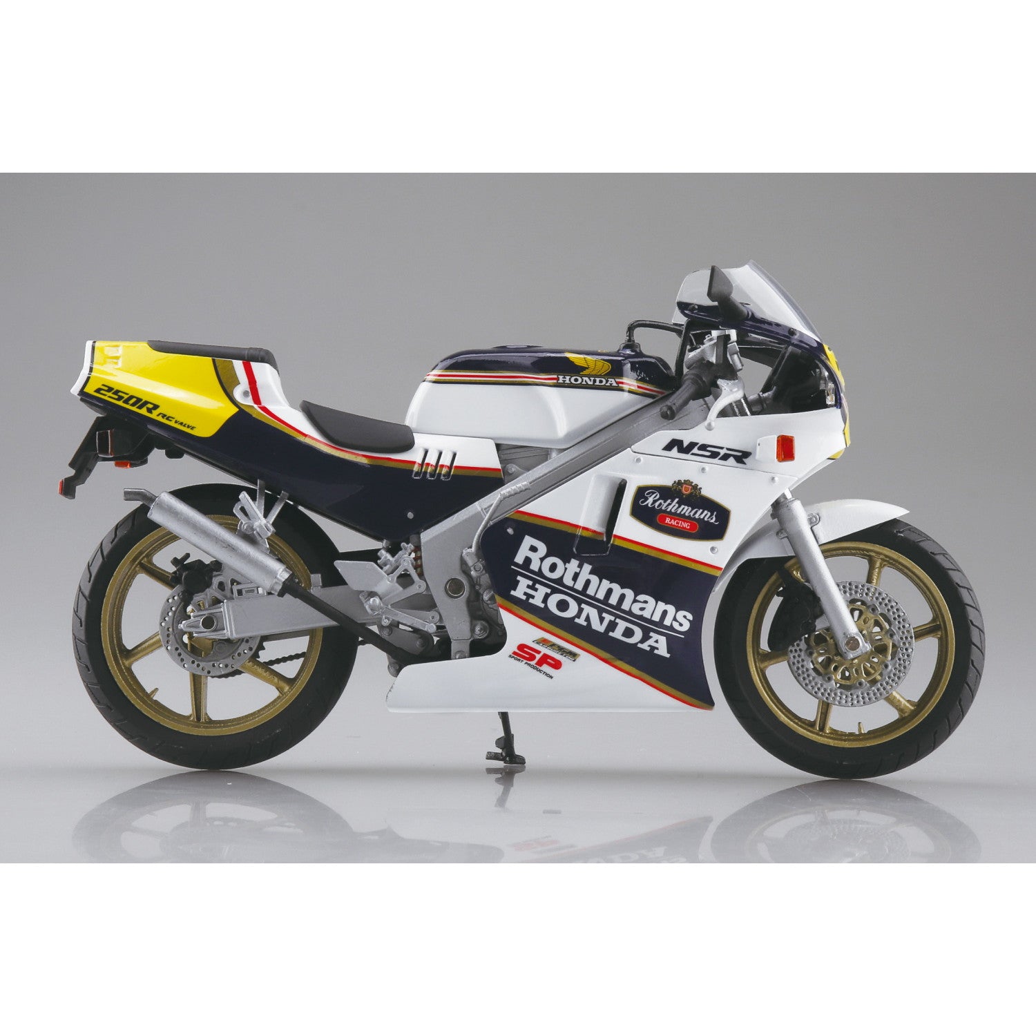 【中古即納】[MDL] 1/12 完成品バイク Honda NSR250R SP '88 セイシェルナイトブルー/ホワイト 完成品 ミニカー(111550) スカイネット(アオシマ)(20240929)
