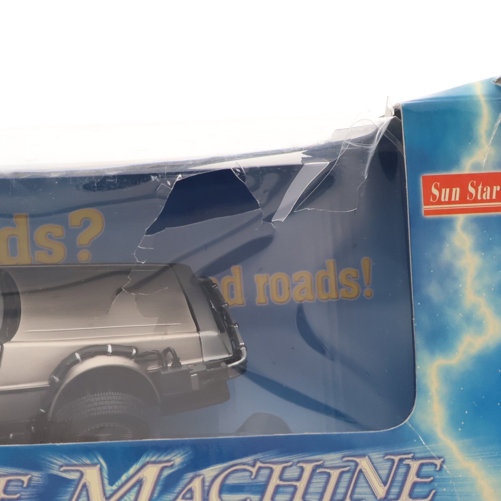 【中古即納】[MDL] 1/18 タイムマシーン(シルバー) デロリアン バック・トゥ・ザ・フューチャー 完成品 ミニカー(2710) SUN STAR(サンスター)(20120417)