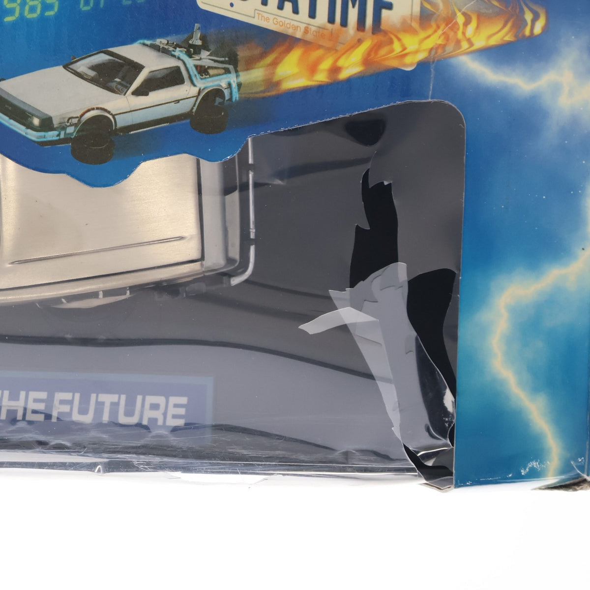 【中古即納】[MDL] 1/18 タイムマシーン(シルバー) デロリアン バック・トゥ・ザ・フューチャー 完成品 ミニカー(2710) SUN STAR(サンスター)(20120417)