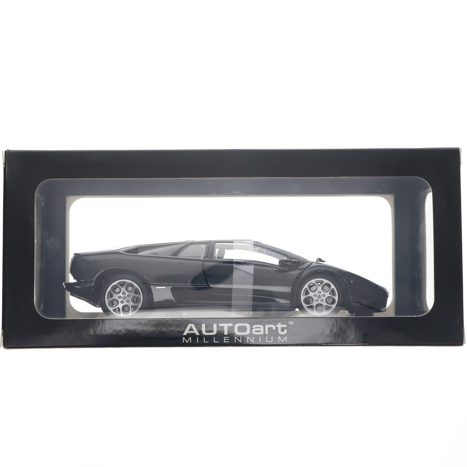【中古即納】[MDL] MILLENNIUM 1/18 Lamborghini Diablo(ランボルギーニ ディアブロ) 6.0(ブラック) 完成品 ミニカー(74528) AUTOart(オートアート)(20081210)