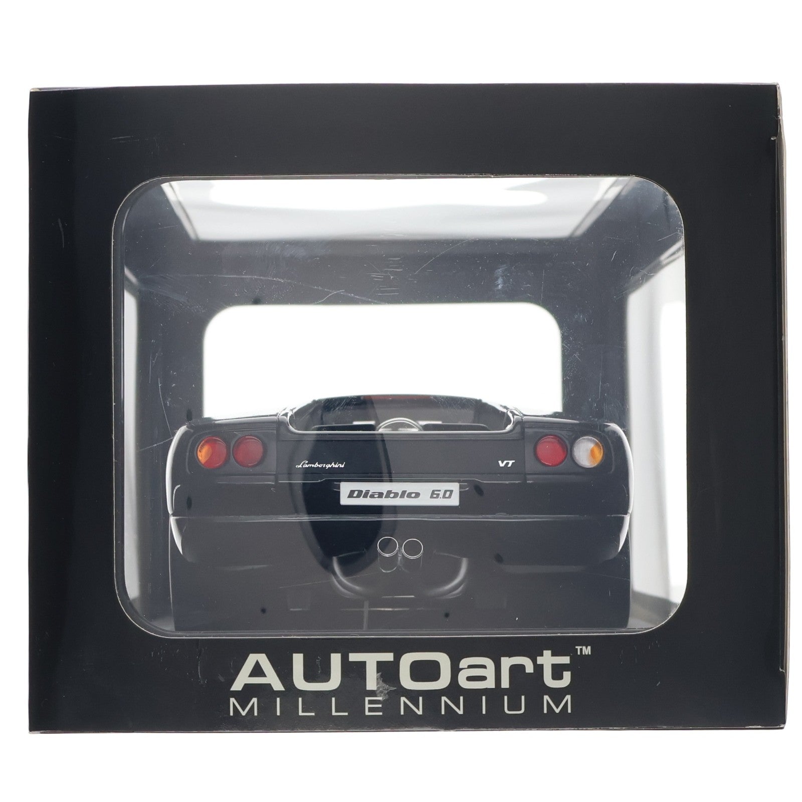 【中古即納】[MDL] MILLENNIUM 1/18 Lamborghini Diablo(ランボルギーニ ディアブロ) 6.0(ブラック) 完成品 ミニカー(74528) AUTOart(オートアート)(20081210)