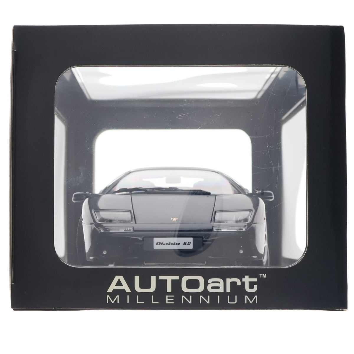 【中古即納】[MDL] MILLENNIUM 1/18 Lamborghini Diablo(ランボルギーニ ディアブロ) 6.0(ブラック) 完成品 ミニカー(74528) AUTOart(オートアート)(20081210)