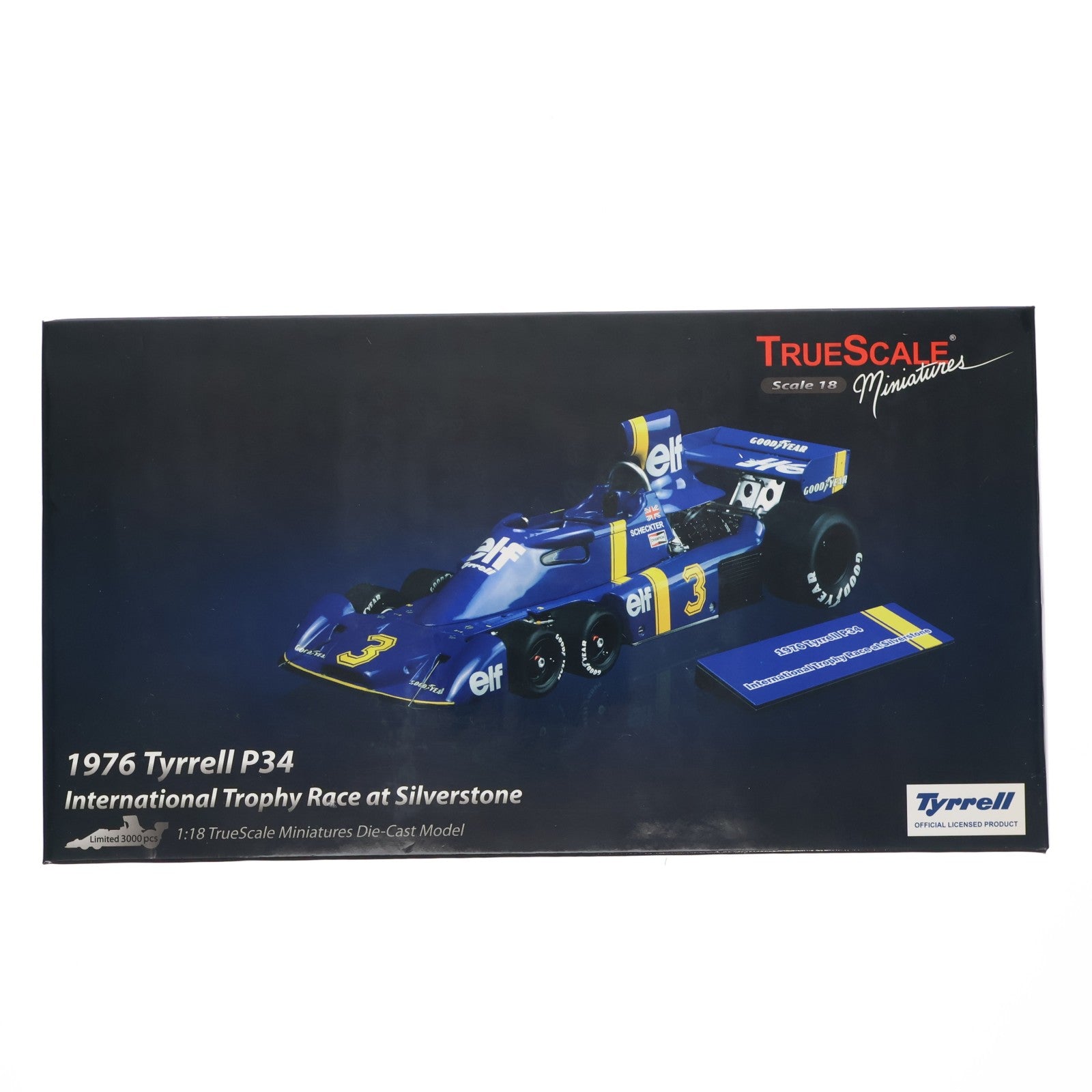【中古即納】[MDL] 1/18 1976 Tyrrell(ティレル) P34 International Trophy Race at Silverstone elf #3(ブルー) 組立品 ミニカー(TSM10184) TSM(トゥルースケールミニチュアズ)(20100910)