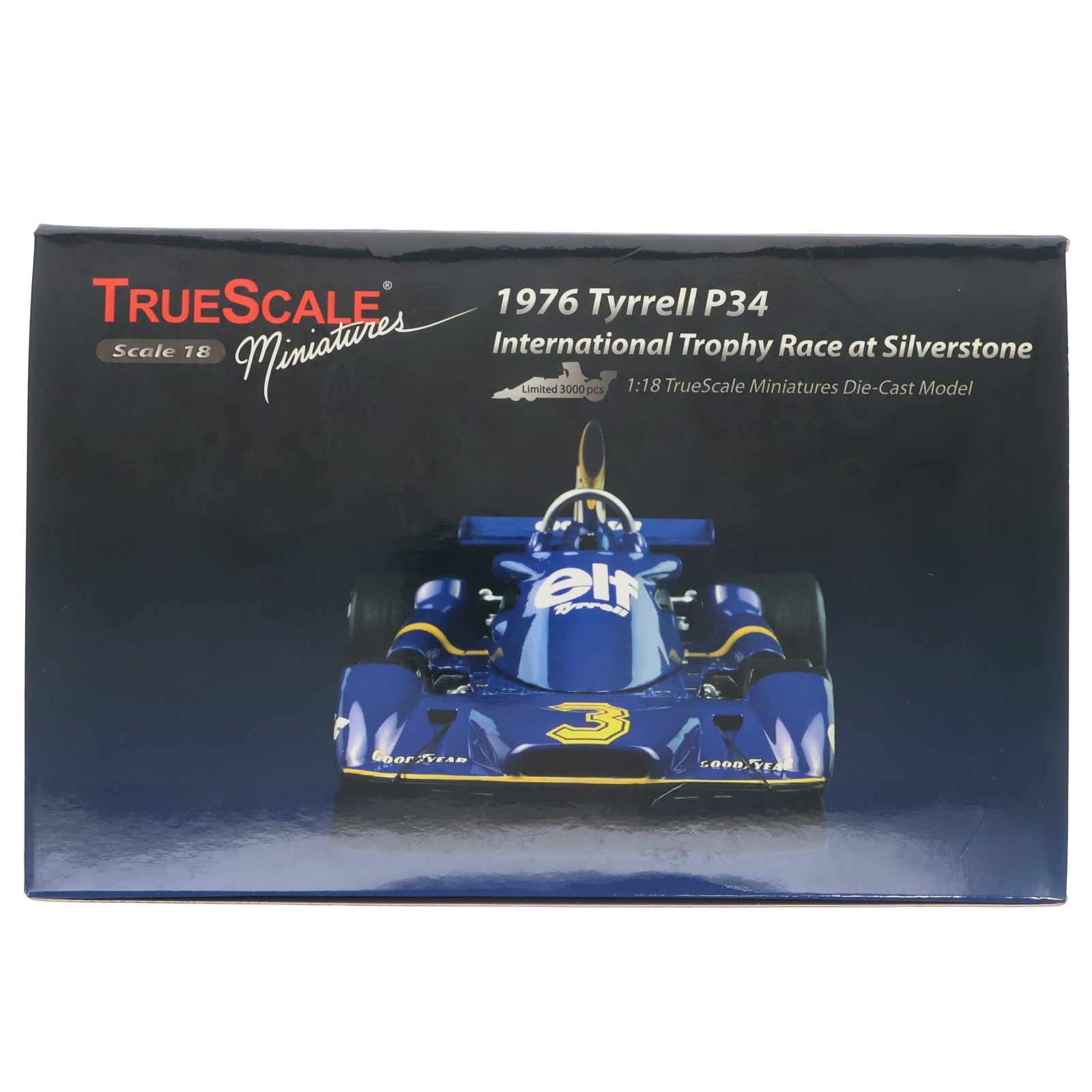 【中古即納】[MDL] 1/18 1976 Tyrrell(ティレル) P34 International Trophy Race at Silverstone elf #3(ブルー) 組立品 ミニカー(TSM10184) TSM(トゥルースケールミニチュアズ)(20100910)