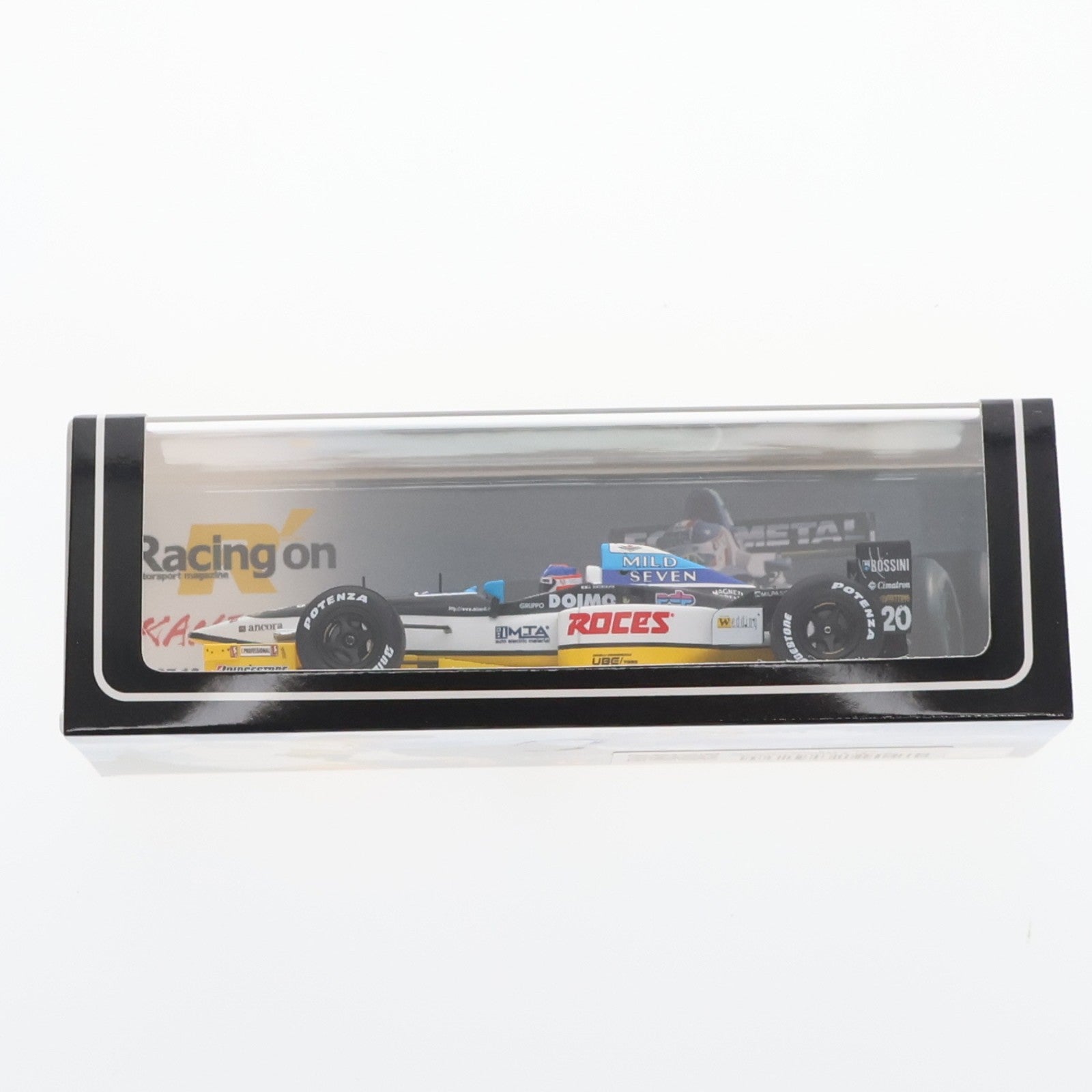 【中古即納】[MDL] 1/43 Minardi M197 Hart Japanese GP 1997 ROCES #20(ホワイト×イエロー×ブラック) Racing on特注 完成品 ミニカー(FS16) SPARK(スパーク)(19991231)