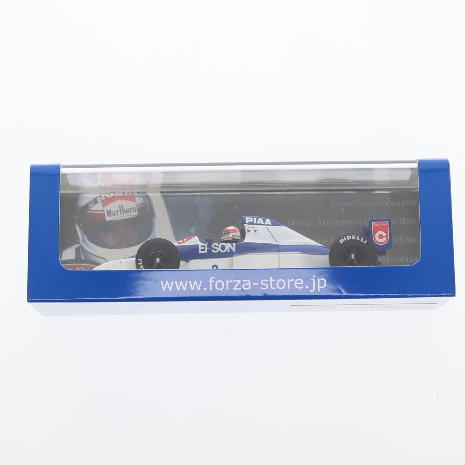 【中古即納】[MDL] 1/43 Tyrrell Ford 018 6th USA GP 1990 EPSON #3(ブルー×ホワイト) 完成品 ミニカー(TR003) SPARK(スパーク)(19991231)