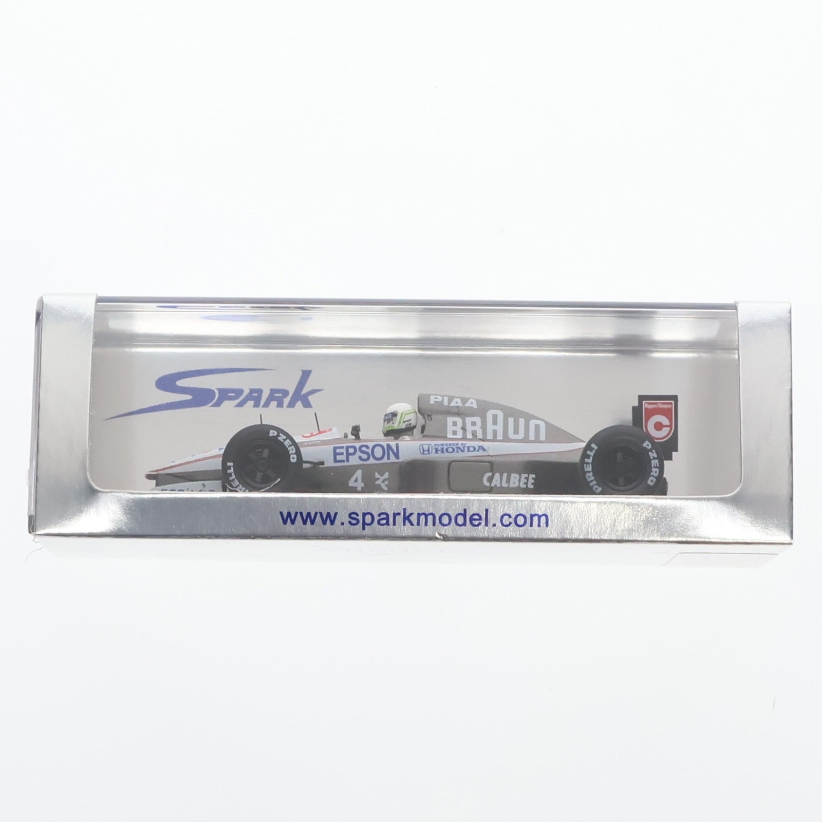 【中古即納】[MDL] 1/43 ティレル 020 Monaco GP 1991 EPSON #4(ガンメタリック×ホワイト×ブラック) 完成品 ミニカー(S1732) SPARK(スパーク)(20100610)