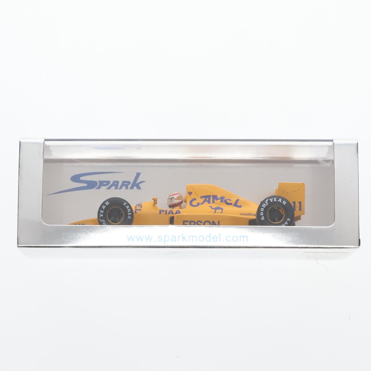 【中古即納】[MDL] 1/43 Lotus 101 4th Japan GP 1989 EPSON #11(イエロー) 完成品 ミニカー(S1781) SPARK(スパーク)(20110731)