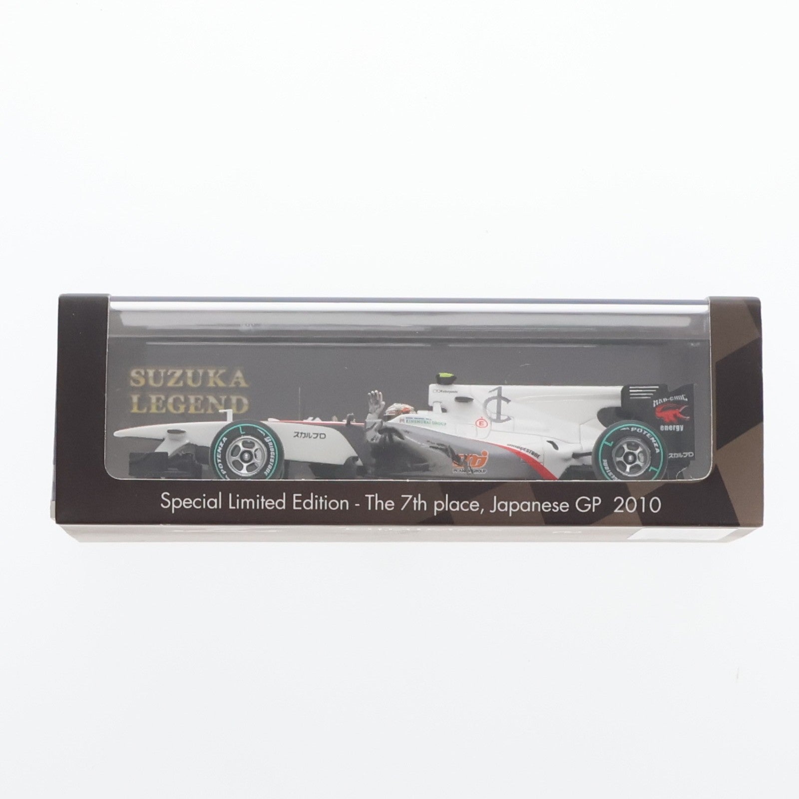 【中古即納】[MDL] SUZUKA LEGEND 1/43 Sauber C29 Japan GP 10 Oct 2010 スカルプロ #23(ホワイト×シルバー) 完成品 ミニカー(SS01) SPARK(スパーク)(19991231)