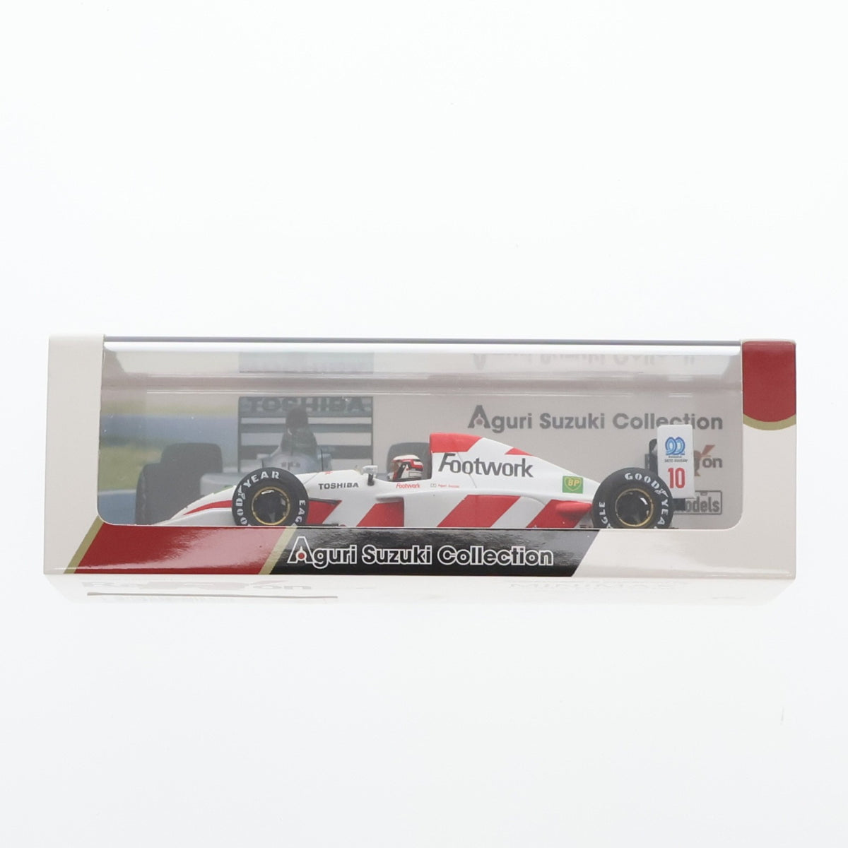 【中古即納】[MDL] Aguri Suzuki COLLECTION 1/43 Footwork FA13 1992 Japanese GP #10(ホワイト×レッド) Racing on 特注モデル 完成品 ミニカー(FS04) SPARK(スパーク)(20220328)