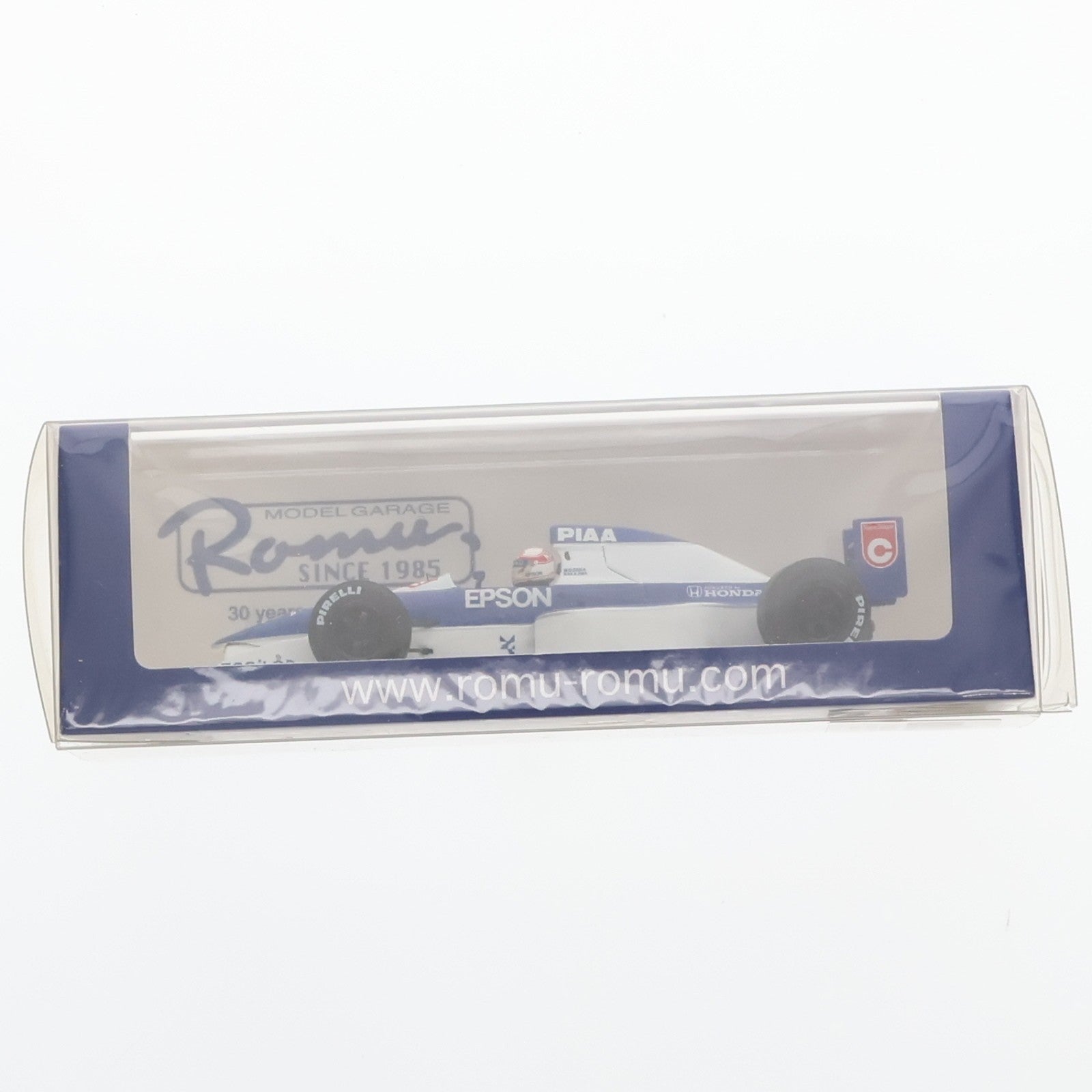 【中古即納】[MDL] 1/43 Tyrrell020 HONDA Jerez Test 1991 EPSON(ブルー×ホワイト) ロム別注 完成品 ミニカー(ROMU003) SPARK(スパーク)(19991231)