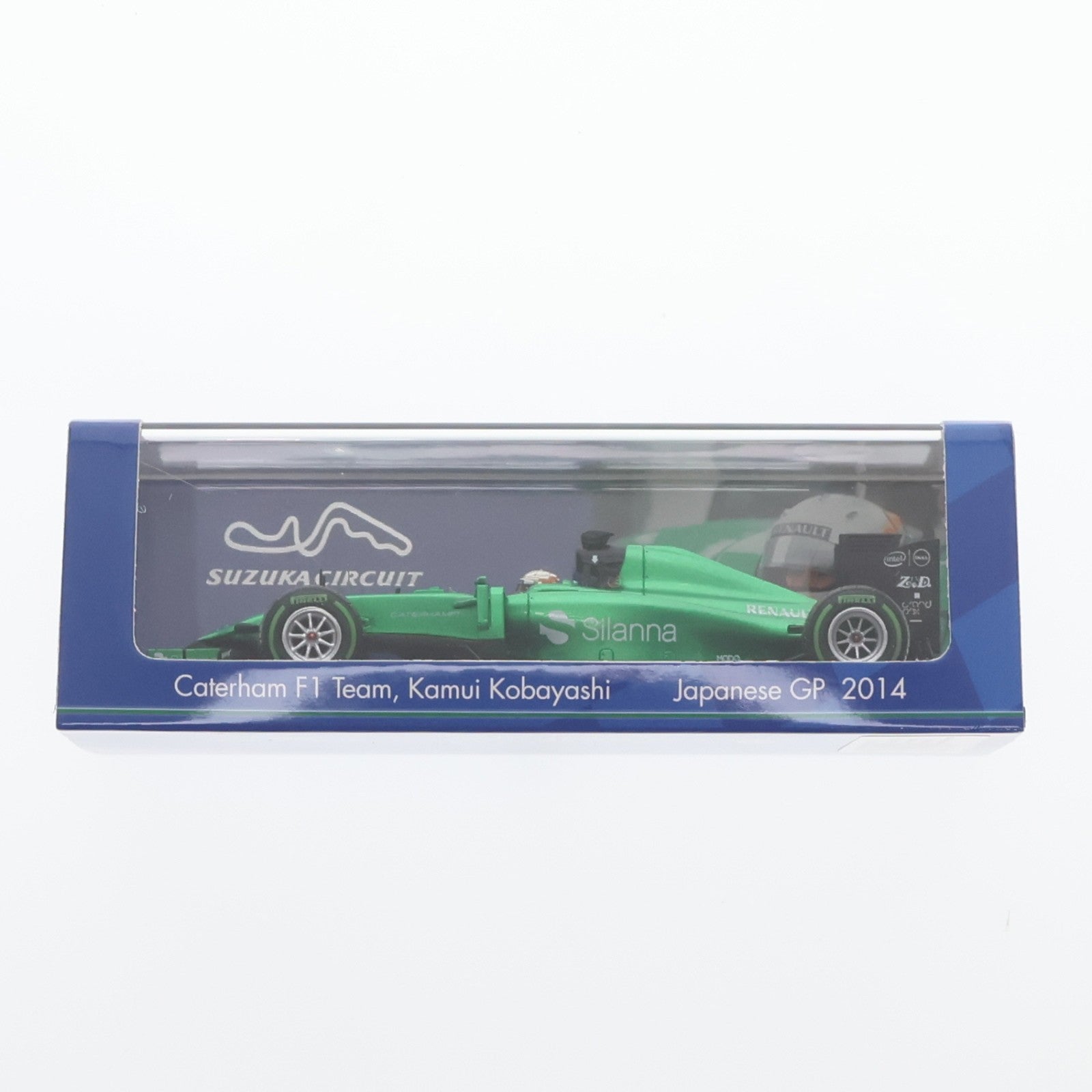 【中古即納】[MDL] 1/43 Caterham CT05 Japanese GP 2014 Silanna #10(メタリックグリーン) 鈴鹿サーキット特注 完成品 ミニカー(SCS146) SPARK(スパーク)(20220328)
