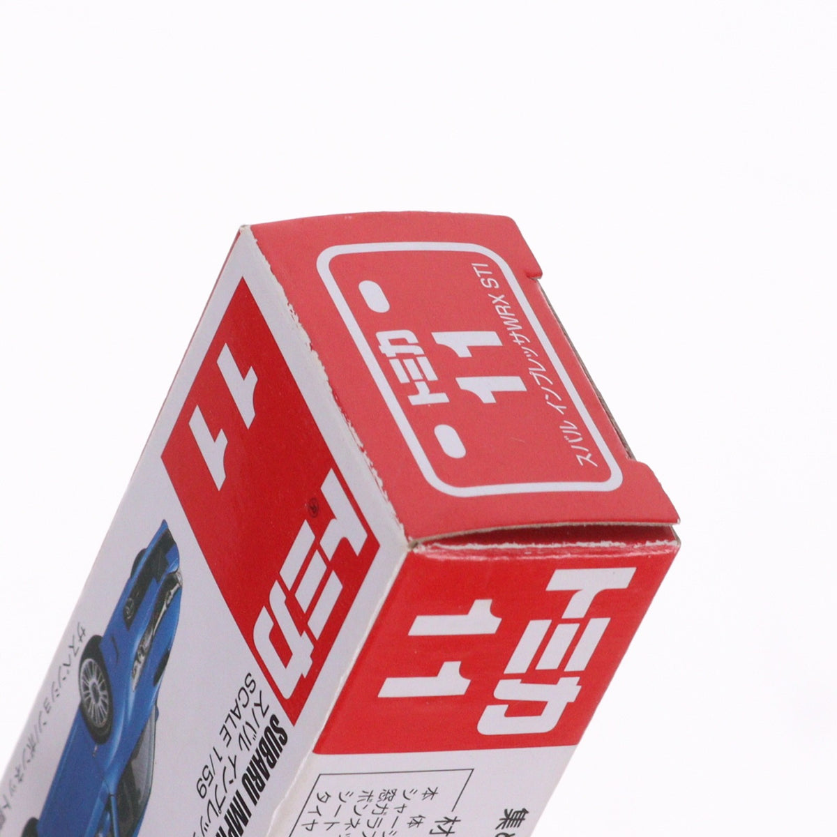 【中古即納】[MDL] トミカ No.11 1/59 スバル インプレッサWRX STI(ブルー/赤箱/ベトナム製) 完成品 ミニカー タカラトミー(20091031)