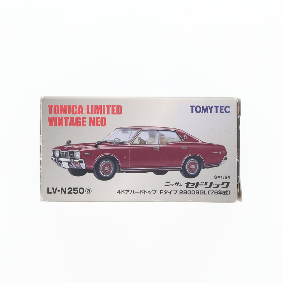 【中古即納】[MDL] トミカリミテッドヴィンテージ NEO 1/64 LV-N250a 日産セドリック 4ドアHT 2800SGL(マルーン) 完成品 ミニカー(315438) TOMYTEC(トミーテック)(20211211)