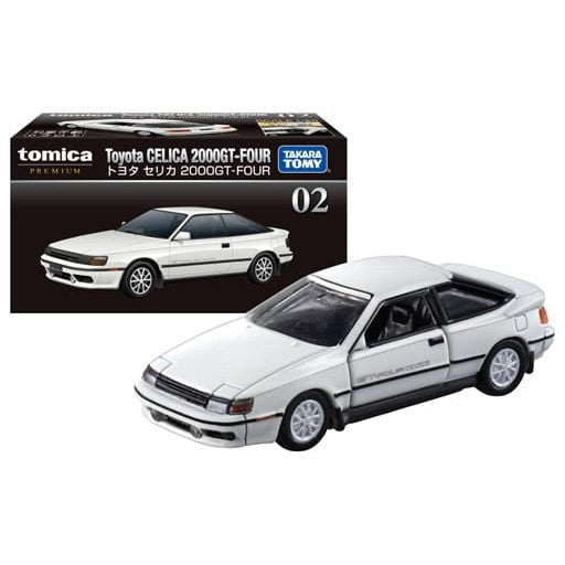 【中古即納】[MDL] トミカプレミアム 02 1/60 トヨタ セリカ 2000GT-FOUR(ホワイト) 完成品 ミニカー タカラトミー(20190119)