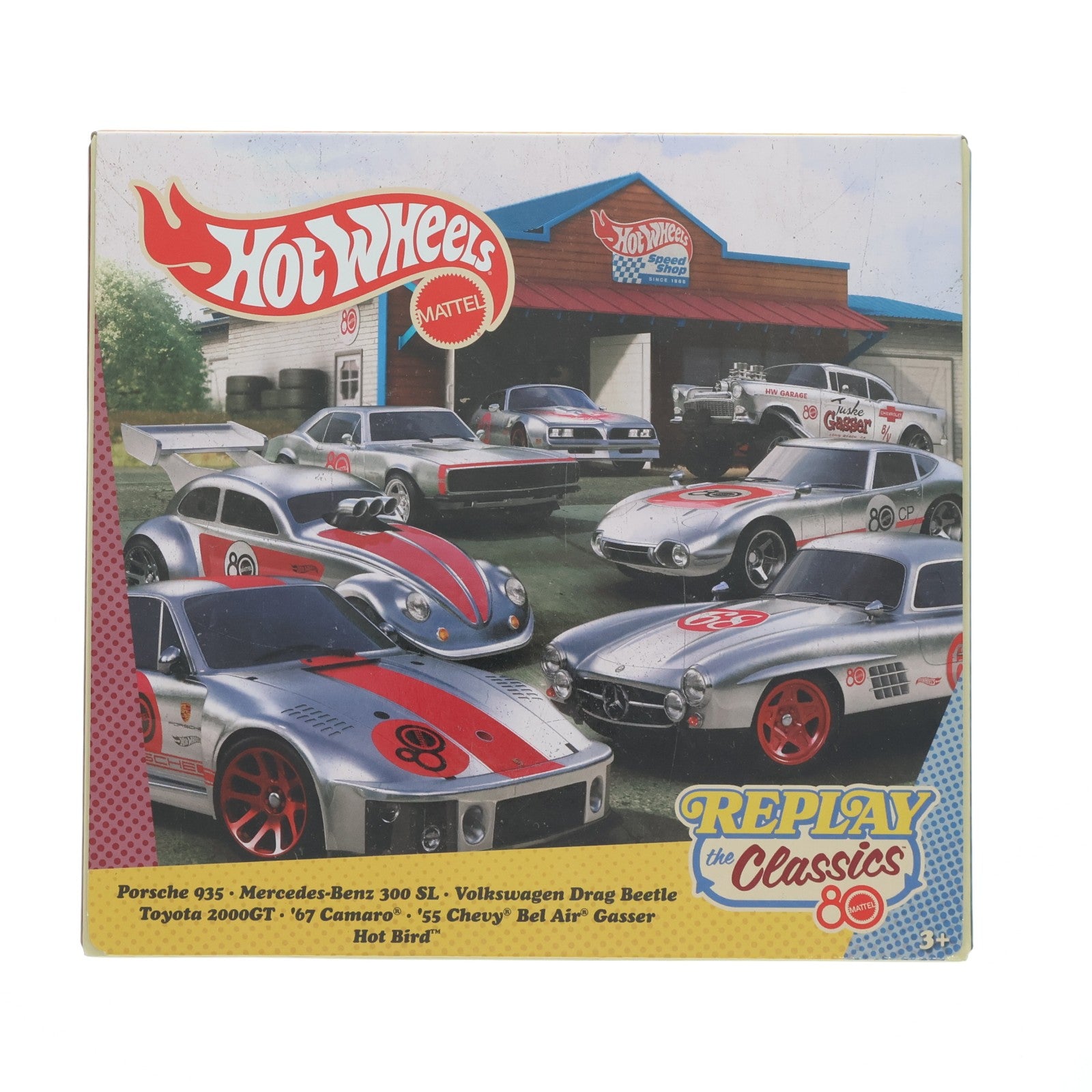 【中古即納】[MDL] Hot Wheels(ホットウィール) 1/64 マテル80周年 7パック 完成品 ミニカー(JHF01-9866) マテル(20250927)