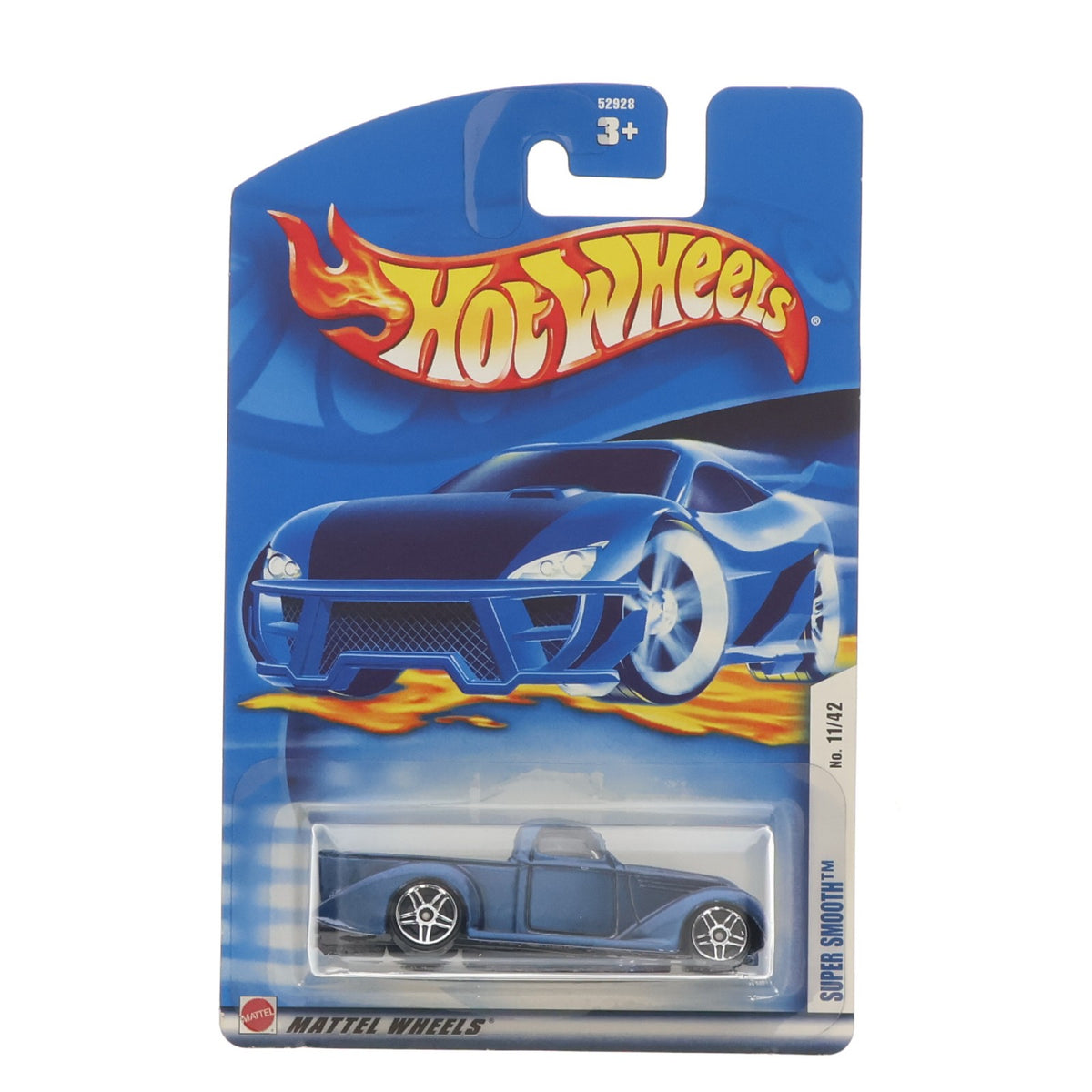 【中古即納】[MDL] Hot Wheels(ホットウィール) FIRST EDITIONS 1/64 SUPER SMOOTH(ネイビー) 完成品 ミニカー(52928-0910) マテル(20020131)