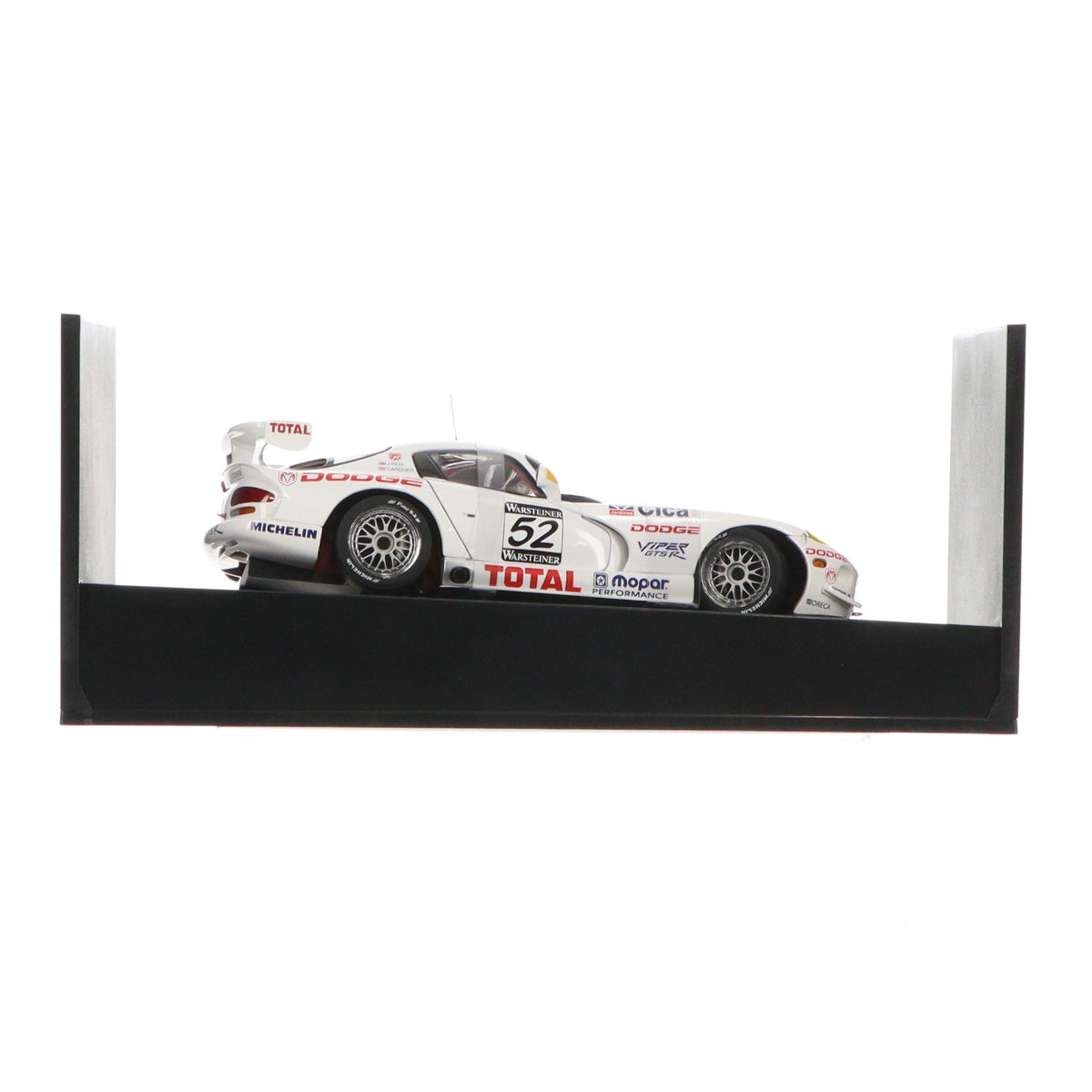 【中古即納】[MDL] 1/18 ダッジ バイパー GTS-R セブリング 1997 Cica #52(ホワイト×ブルー) 完成品 ミニカー(89722)(海外流通版) AUTOart(オートアート)(19991231)