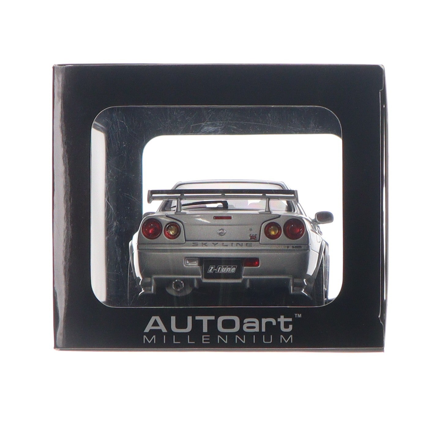 【中古即納】[MDL] 1/18 ニスモ R34 GT-R Z-tune(Z-tune シルバー) 完成品 ミニカー(77352) AutoArt(オートアート)(20140927)