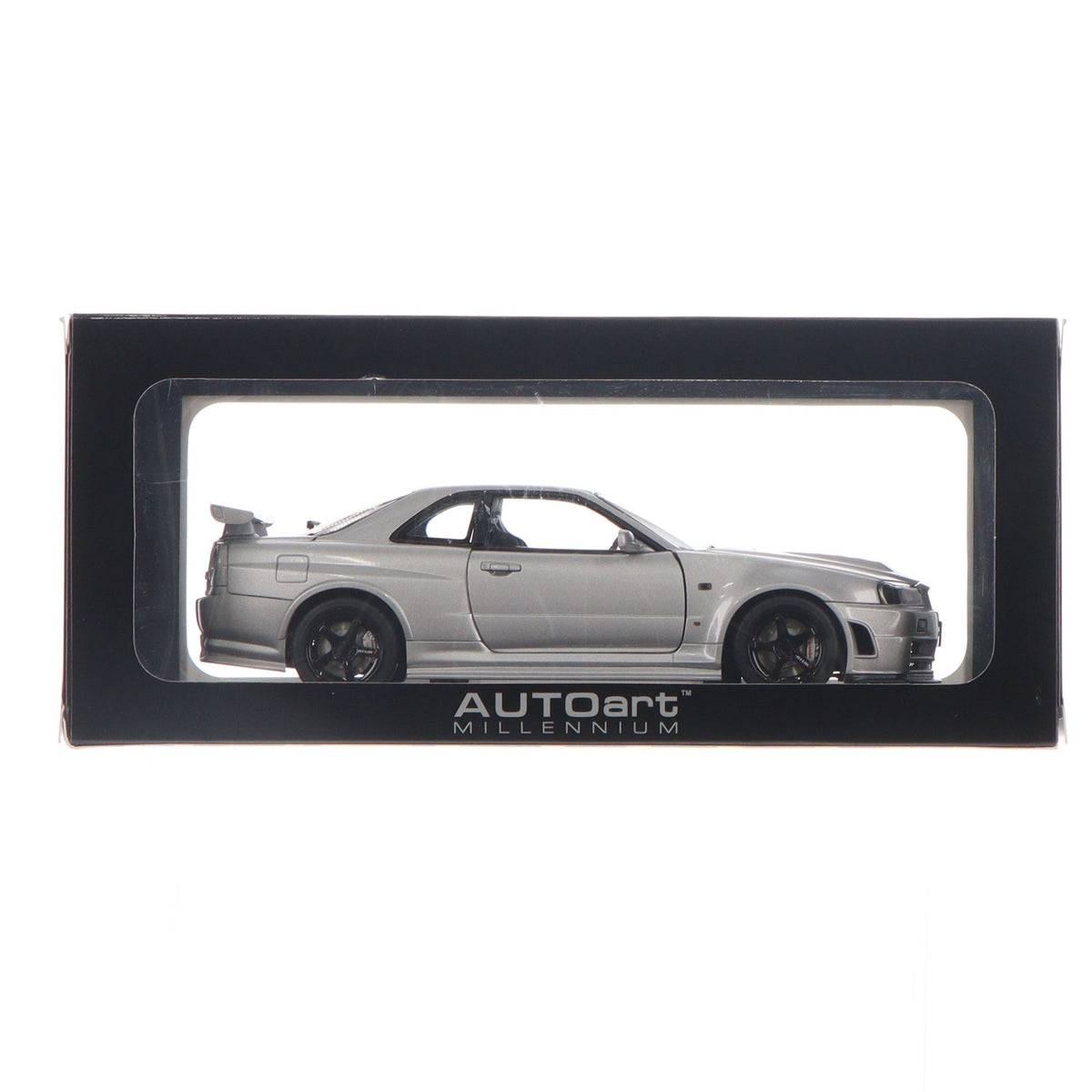 【中古即納】[MDL] 1/18 ニスモ R34 GT-R Z-tune(Z-tune シルバー) 完成品 ミニカー(77352) AutoArt(オートアート)(20140927)