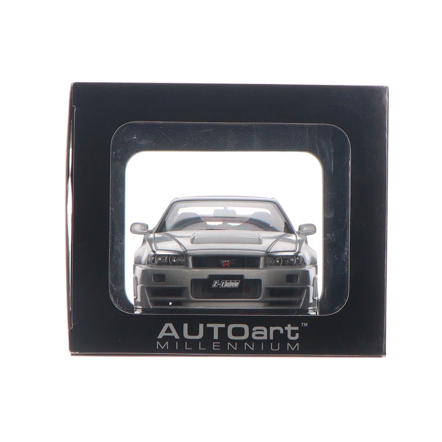 【中古即納】[MDL] 1/18 ニスモ R34 GT-R Z-tune(Z-tune シルバー) 完成品 ミニカー(77352) AutoArt(オートアート)(20140927)