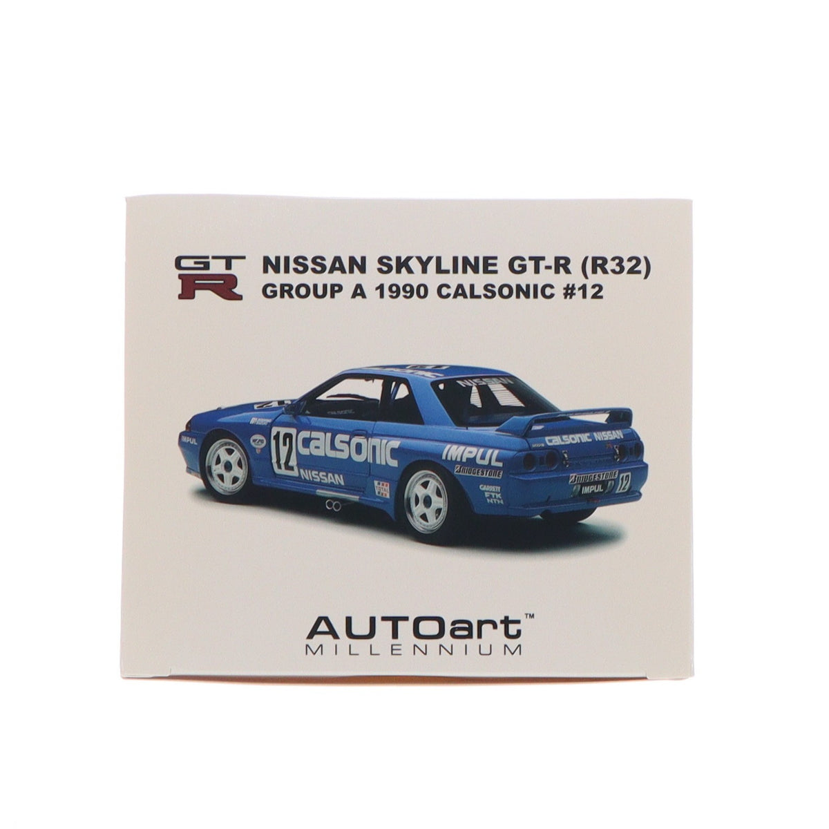 【中古即納】[MDL] 1/18 日産 スカイライン(R32) GT-R グループA 1990年 #12 (カルソニック/星野一義・鈴木利男 完成品 ミニカー(89079) AutoArt(オートアート)(20140524)