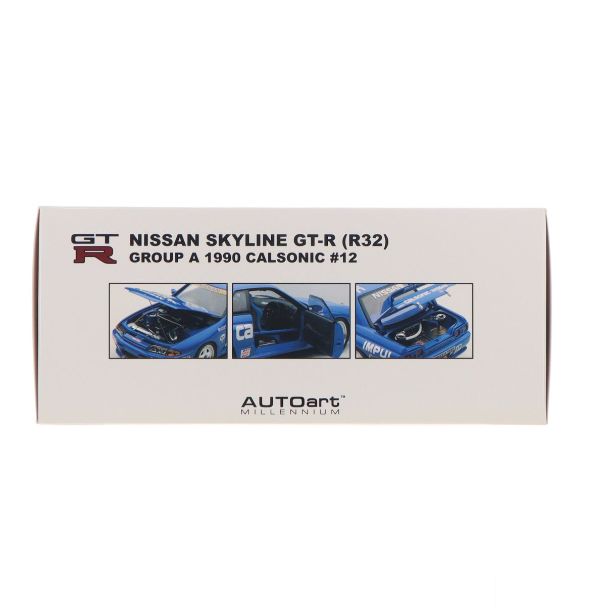 【中古即納】[MDL] 1/18 日産 スカイライン(R32) GT-R グループA 1990年 #12 (カルソニック/星野一義・鈴木利男 完成品 ミニカー(89079) AutoArt(オートアート)(20140524)