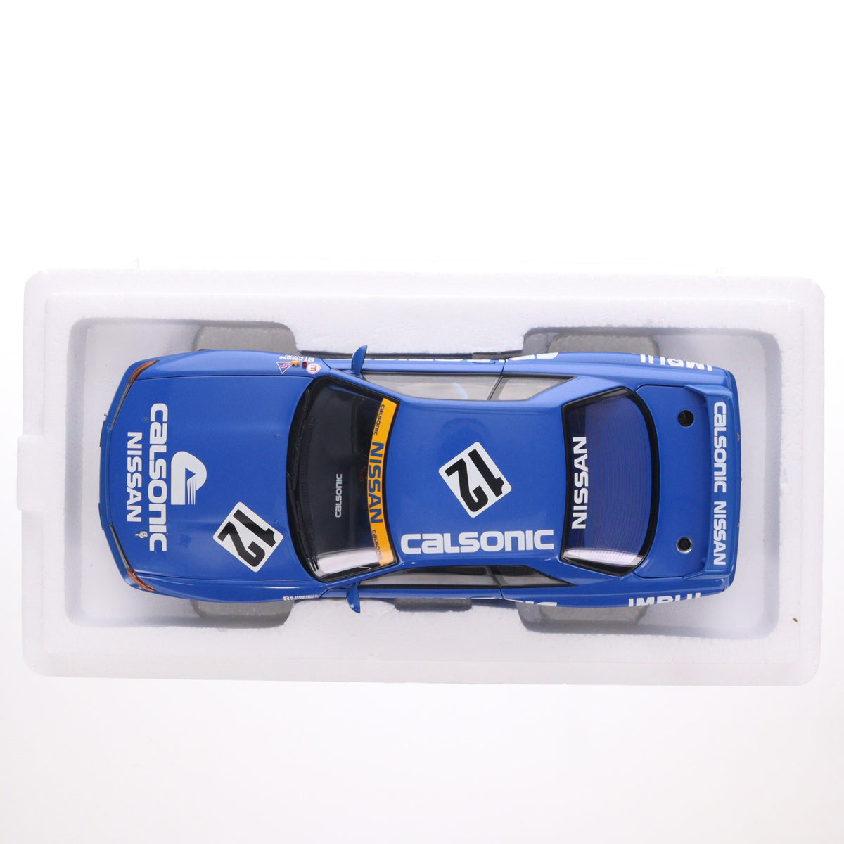 【中古即納】[MDL] 1/18 日産 スカイライン(R32) GT-R グループA 1990年 #12 (カルソニック/星野一義・鈴木利男 完成品 ミニカー(89079) AutoArt(オートアート)(20140524)