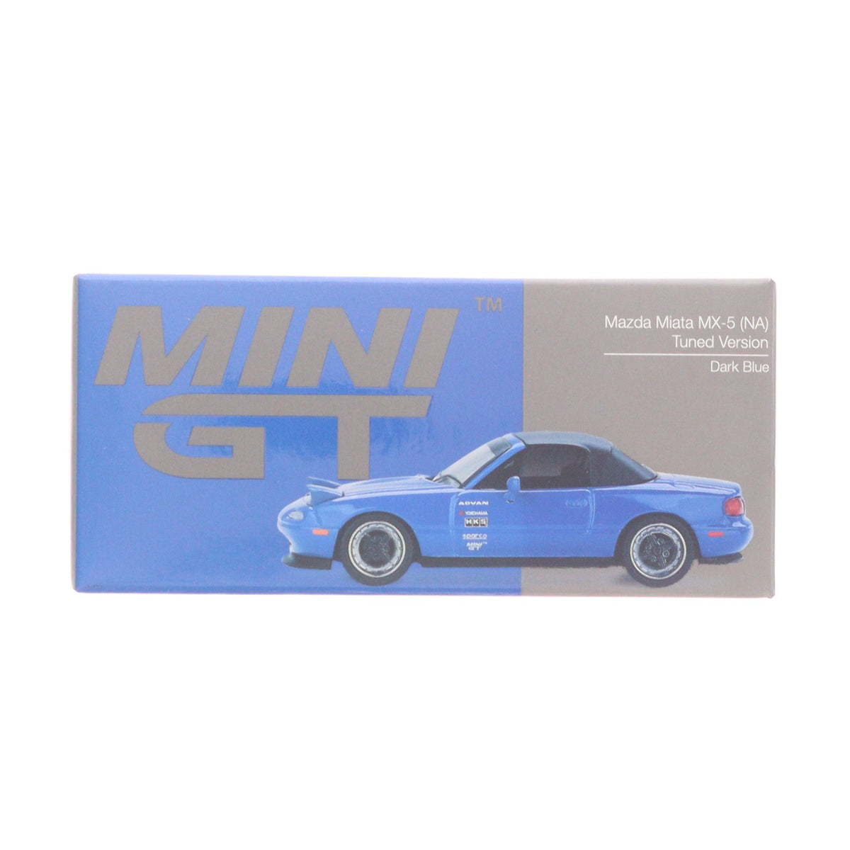 【中古即納】[MDL] MINI GTシリーズ 1/64 マツダ ミアータ MX-5(NA) チューニングバージョン ダークブルー(右ハンドル) 完成品 ミニカー(MGT01069-R) TSM(トゥルースケールミニチュアズ)(20251011)