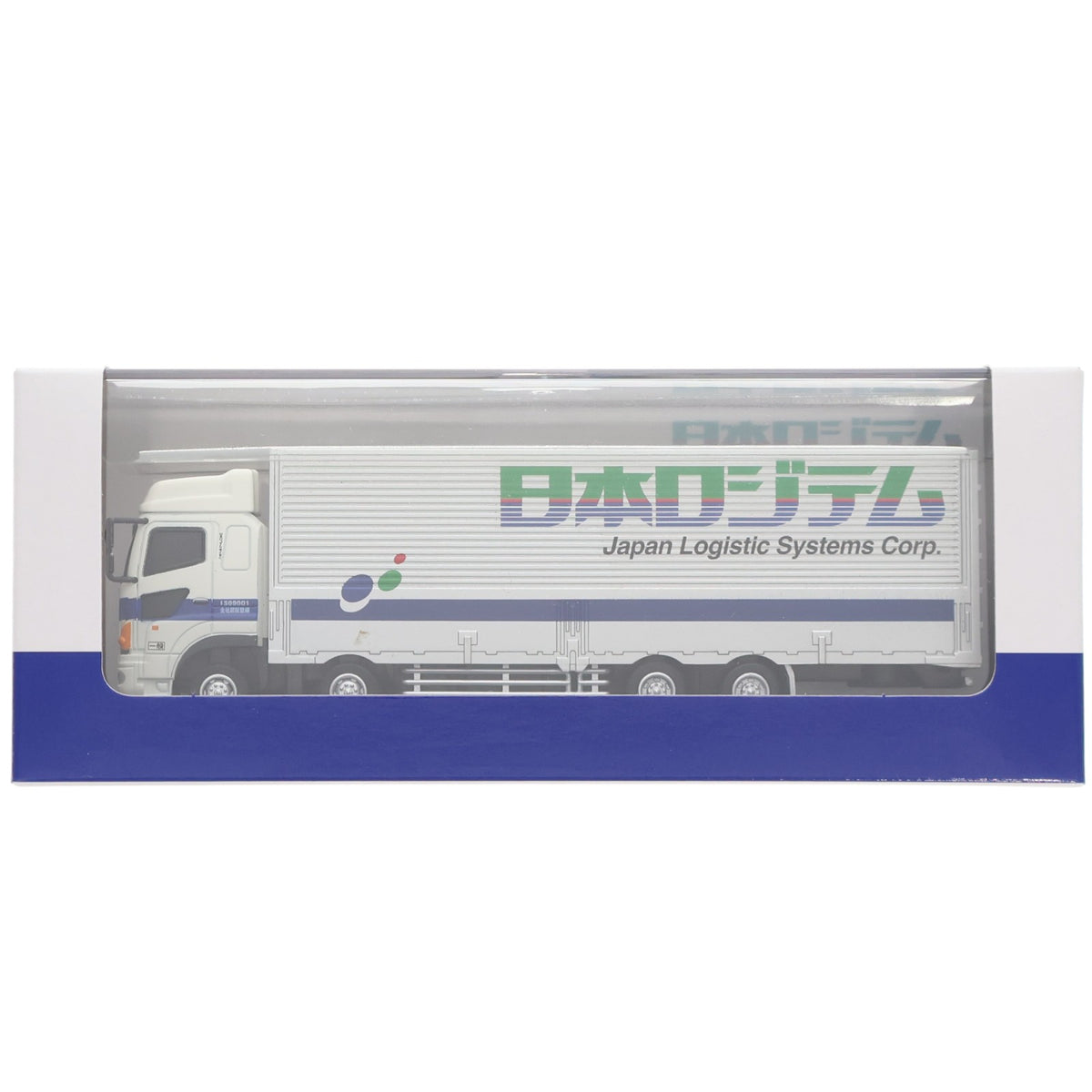 【中古即納】[MDL] 1/80 日野プロフィア 日本ロジテムトラック(シルバー×ホワイト×ブルー) 日本ロジテム特注 完成品 ミニカー 京商(19991231)