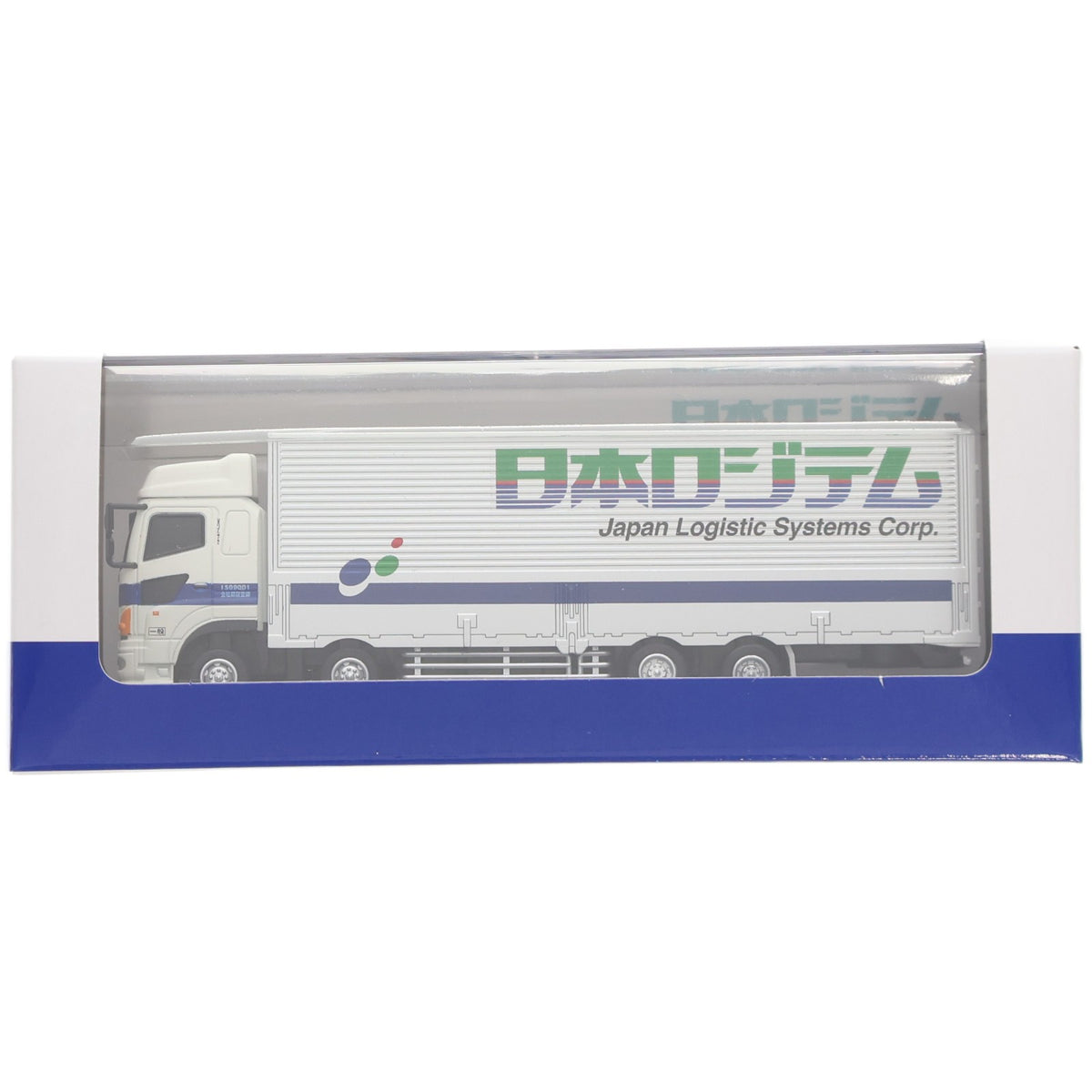 【中古即納】[MDL] 1/80 日野プロフィア 日本ロジテムトラック(シルバー×ホワイト×ブルー) 日本ロジテム特注 完成品 ミニカー 京商(19991231)