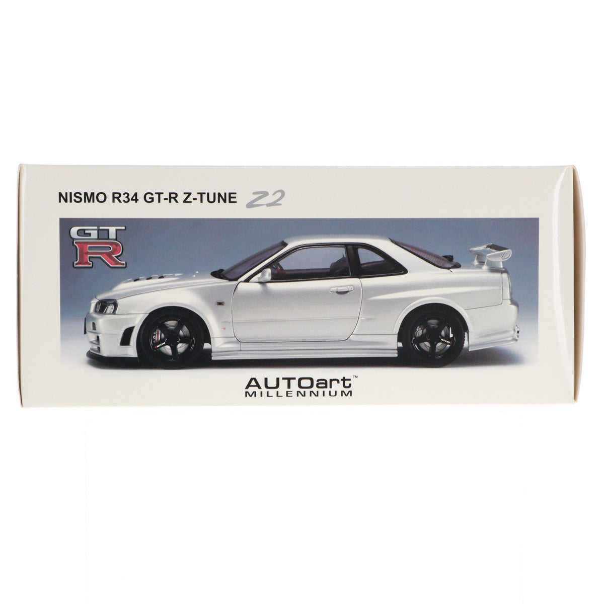 【中古即納】[MDL] 1/18 NISMO R34 GT-R Z-TUNE Z2 シルバー 完成品 ミニカー(77356) AUTOart(オートアート)(20070210)