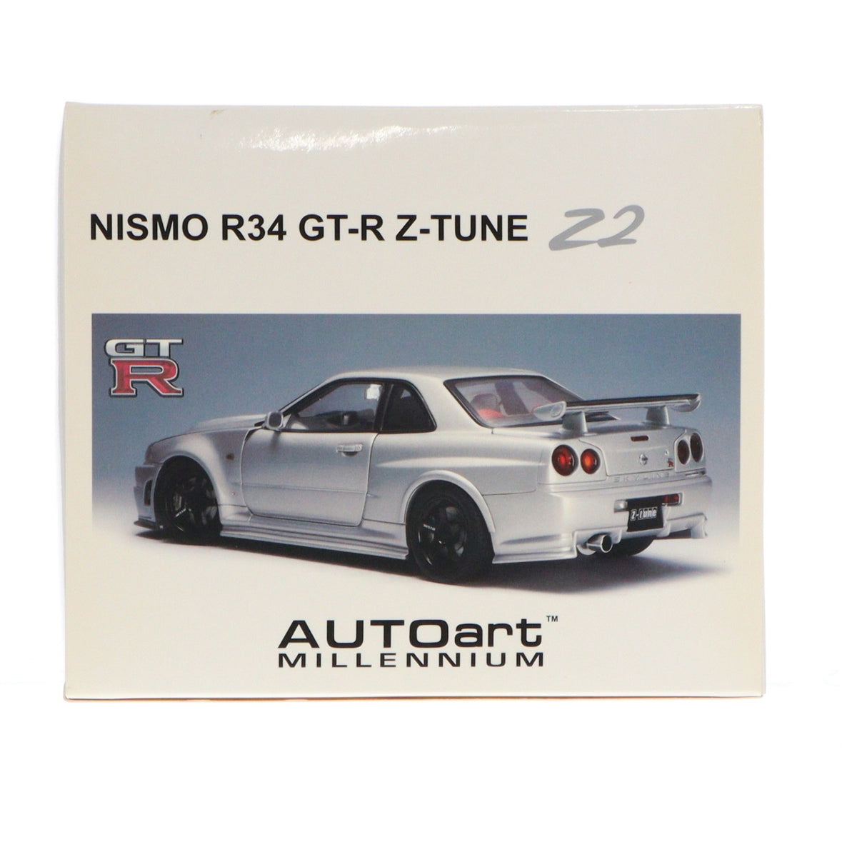 【中古即納】[MDL] 1/18 NISMO R34 GT-R Z-TUNE Z2 シルバー 完成品 ミニカー(77356) AUTOart(オートアート)(20070210)