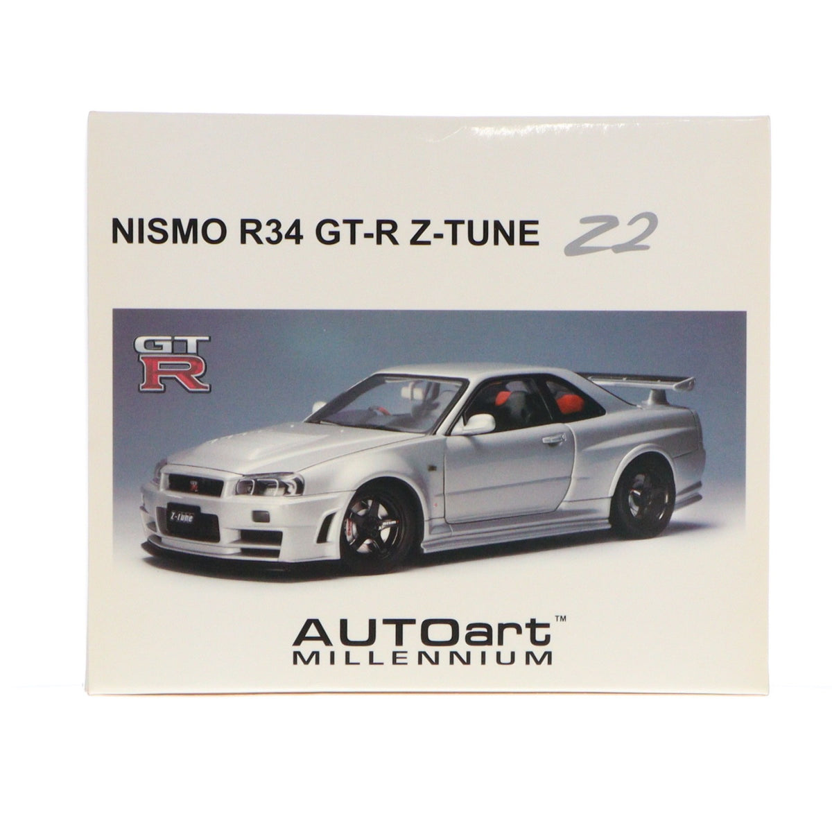【中古即納】[MDL] 1/18 NISMO R34 GT-R Z-TUNE Z2 シルバー 完成品 ミニカー(77356) AUTOart(オートアート)(20070210)