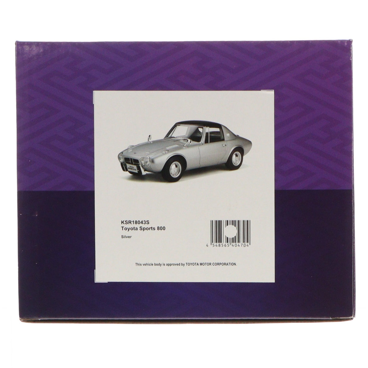 【中古即納】[MDL] 1/18 トヨタ スポーツ 800(シルバー) 完成品 ミニカー(KSR18043S) 京商(20211001)