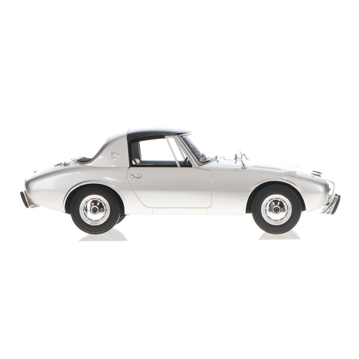 【中古即納】[MDL] 1/18 トヨタ スポーツ 800(シルバー) 完成品 ミニカー(KSR18043S) 京商(20211001)