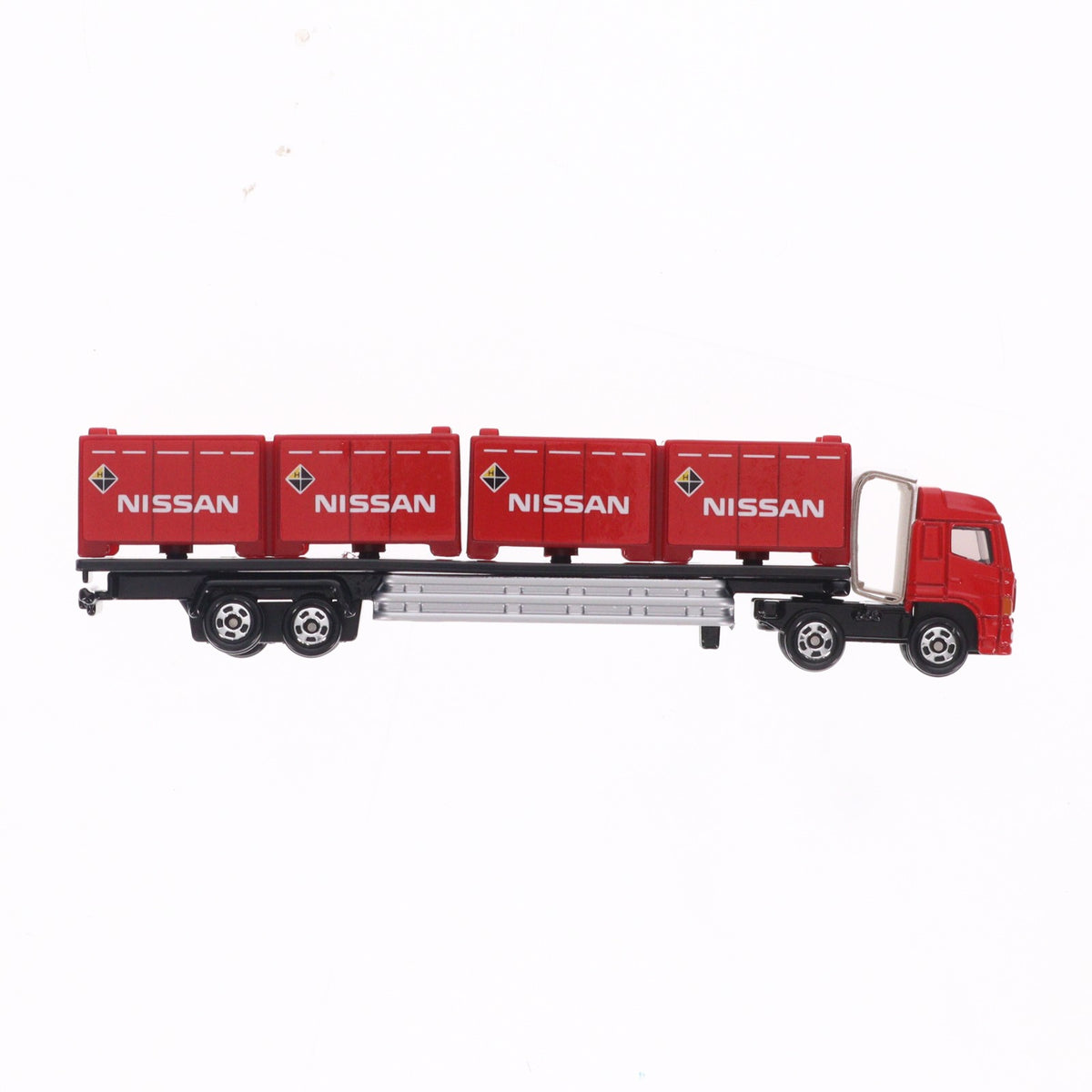 【中古即納】[MDL] ロングタイプトミカ No.144 日野プロフィア トレーラー/日産 コンテナ 完成品 ミニカー タカラトミー(20210320)