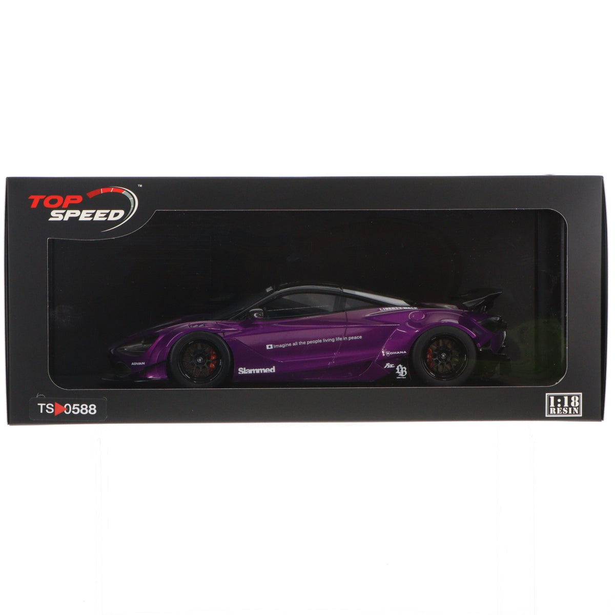 【中古即納】[MDL] Top Speedシリーズ 1/18 マクラーレン 720S LB★Works(パープル) 完成品 ミニカー(TS0588) TSM(トゥルースケールミニチュアズ)(20250531)
