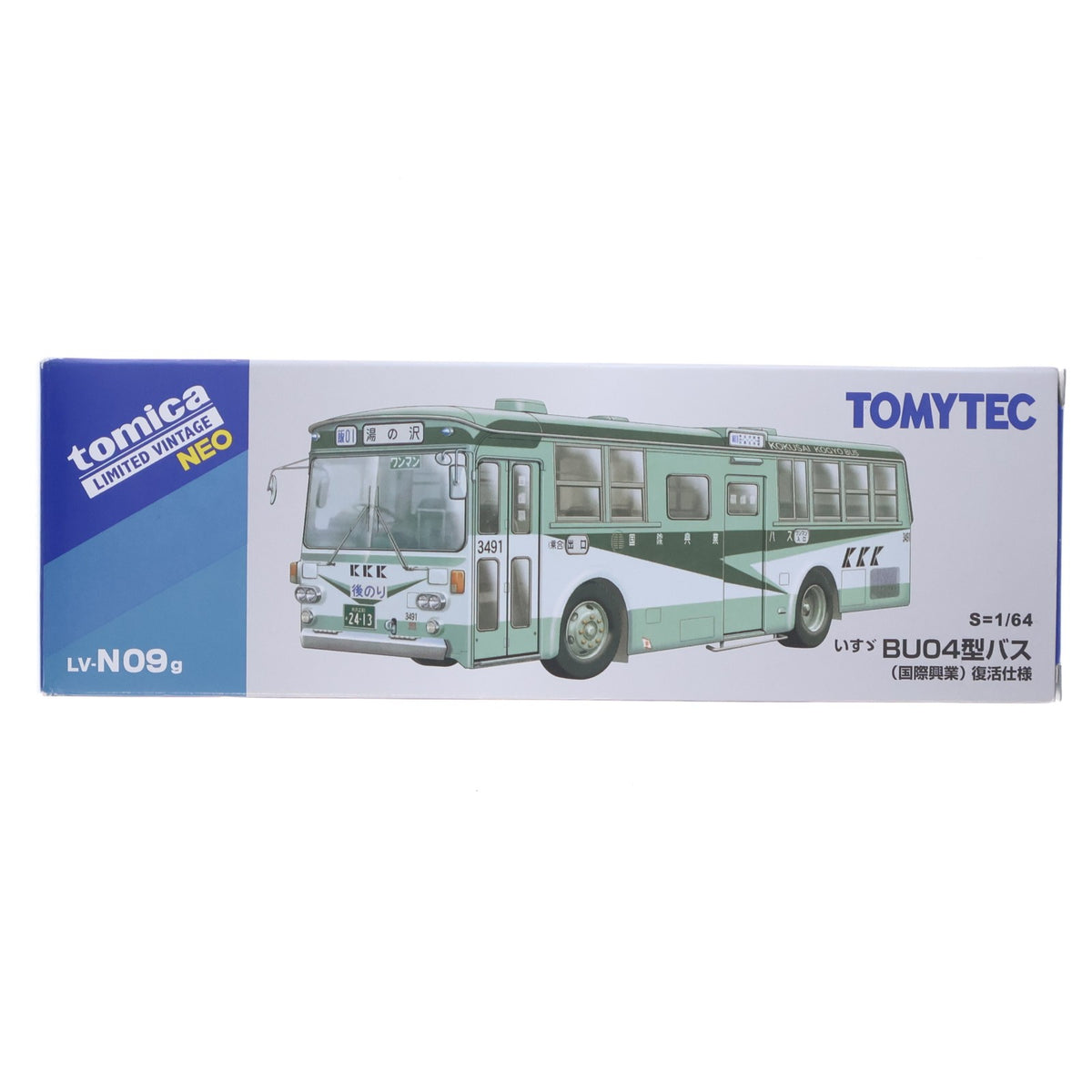 【中古即納】[MDL] トミカリミテッドヴィンテージ NEO 1/64 LV-N09g いすず BU04型バス(国際興業)復活仕様 完成品 ミニカー(327998) TOMYTEC(トミーテック)(20250412)