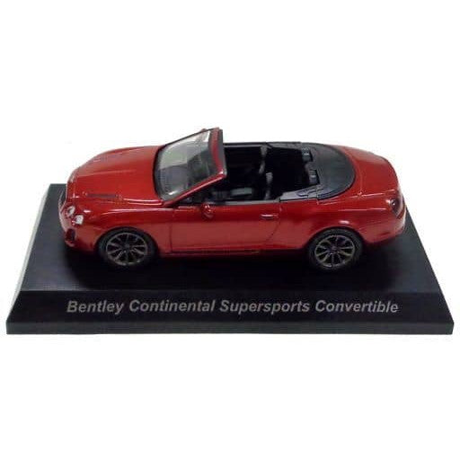 【中古即納】[MDL] (単品) サークルK・サンクス限定 ベントレー ミニカーコレクション 1/64 BENTLEY CONTINENTAL(コンチネンタル) SUPERSPORTS CONVERTIBLE(レッド) ミニカー 京商(20150303)