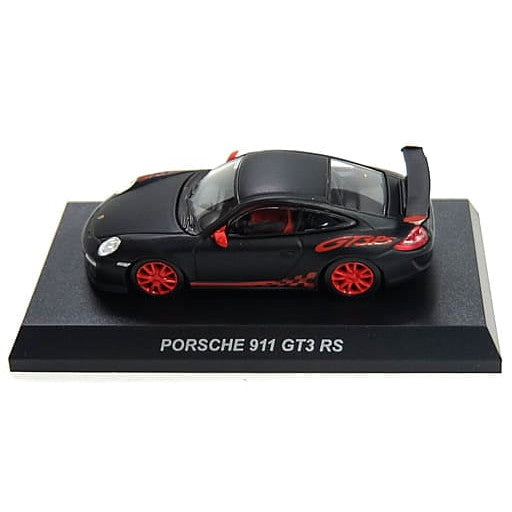 【中古即納】[MDL] カルワザオンライン限定 ポルシェ ミニカーコレクション5 1/64 Porsche 911 GT3 RS カルワザバージョン(ブラック×レッド) 完成品 ミニカー 京商(20130820)