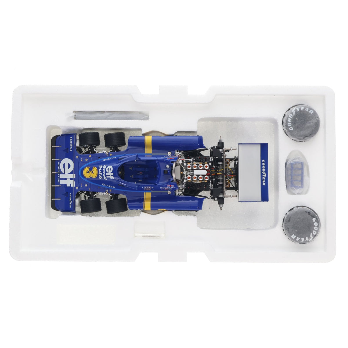 【中古即納】[MDL] 1/18 ティレルP34 1976 JAPAN GP #3(ブルー) 1500台限定 完成品 ミニカー(KTSM111810)(海外流通版) 京商(20110331)
