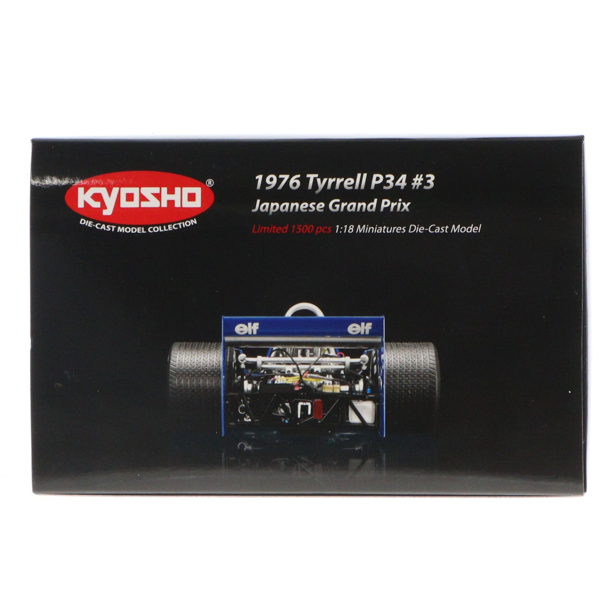 【中古即納】[MDL] 1/18 ティレルP34 1976 JAPAN GP #3(ブルー) 1500台限定 完成品 ミニカー(KTSM111810)(海外流通版) 京商(20110331)