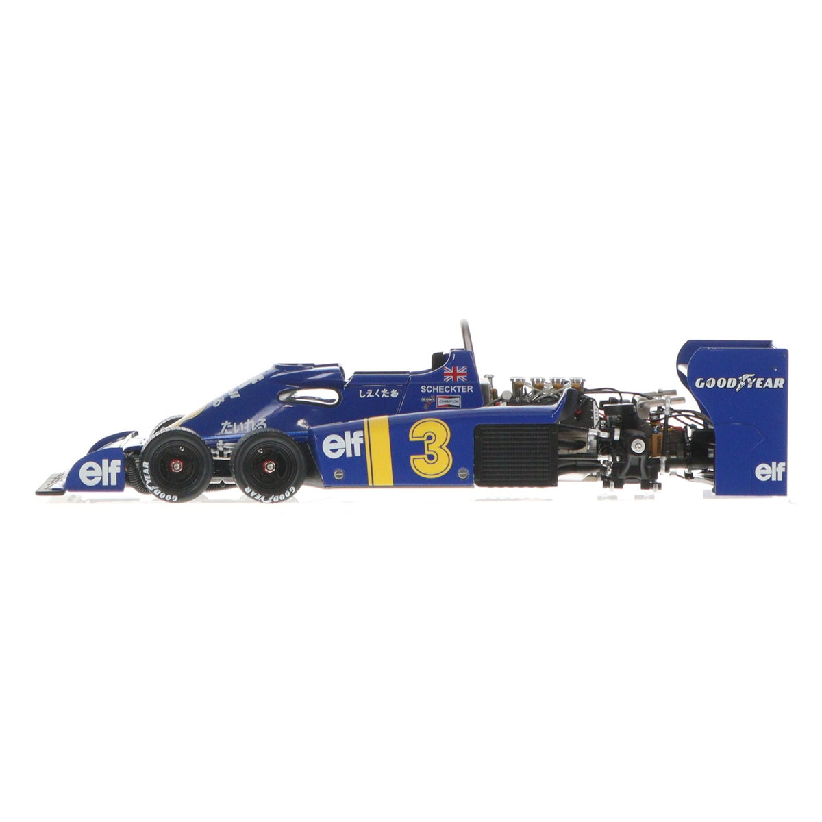 【中古即納】[MDL] 1/18 ティレルP34 1976 JAPAN GP #3(ブルー) 1500台限定 完成品 ミニカー(KTSM111810)(海外流通版) 京商(20110331)