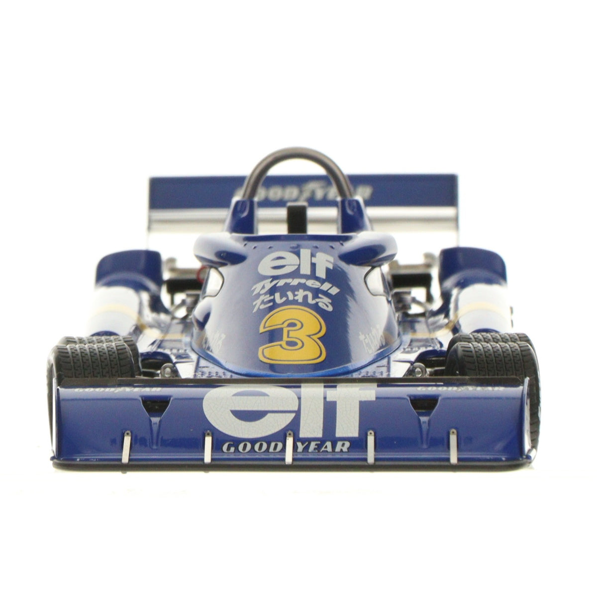 【中古即納】[MDL] 1/18 ティレルP34 1976 JAPAN GP #3(ブルー) 1500台限定 完成品 ミニカー(KTSM111810)(海外流通版) 京商(20110331)