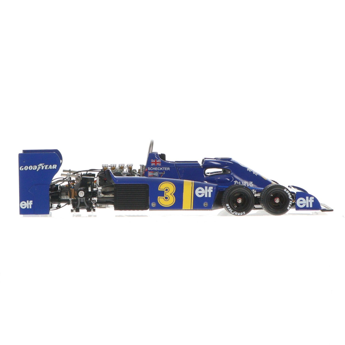 【中古即納】[MDL] 1/18 ティレルP34 1976 JAPAN GP #3(ブルー) 1500台限定 完成品 ミニカー(KTSM111810)(海外流通版) 京商(20110331)