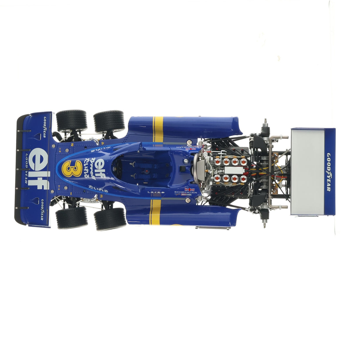 【中古即納】[MDL] 1/18 ティレルP34 1976 JAPAN GP #3(ブルー) 1500台限定 完成品 ミニカー(KTSM111810)(海外流通版) 京商(20110331)