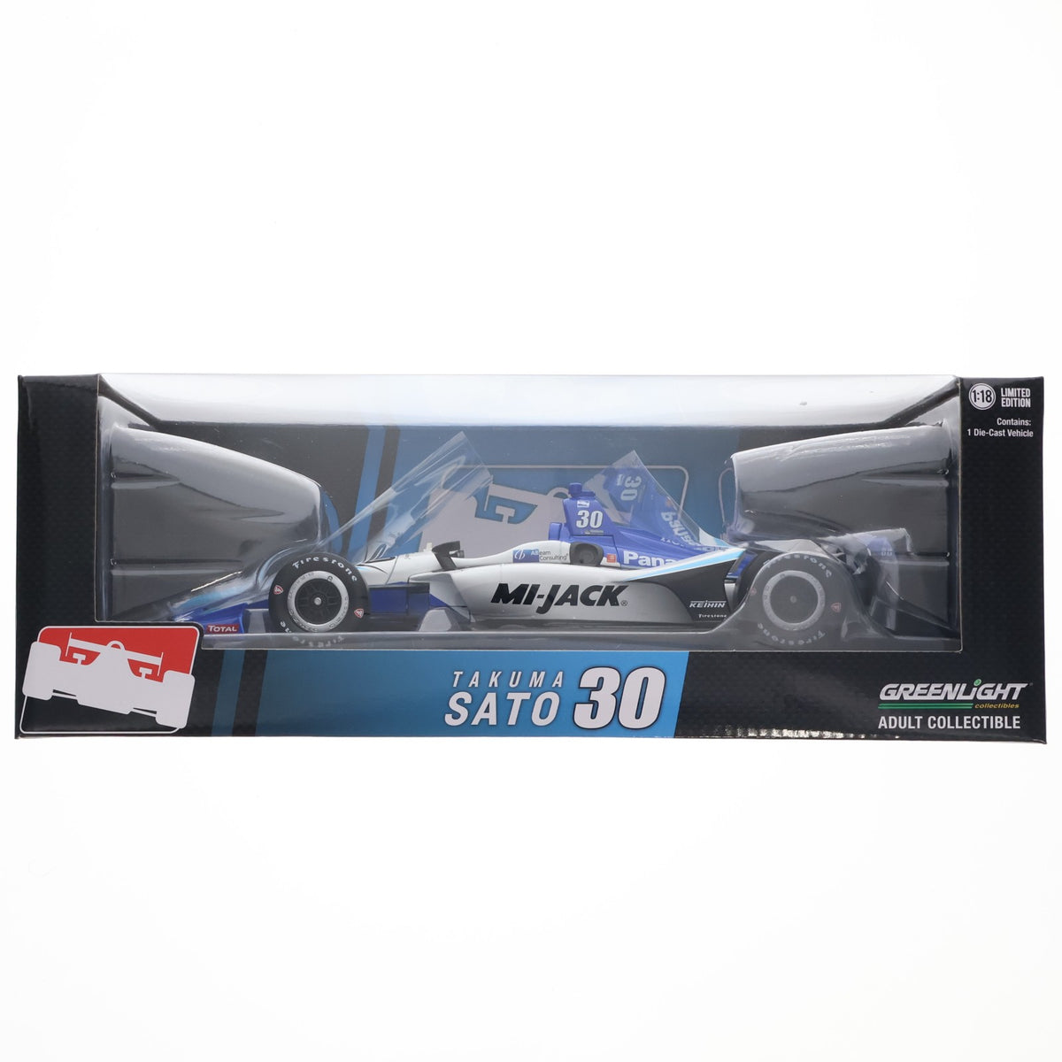 【中古即納】[MDL] 1/18 レイホールレーシング 佐藤琢磨(さとうたくま) 2019 #30 完成品 ミニカー(GL11067) GREENLIGHT(グリーンライト)(20190719)